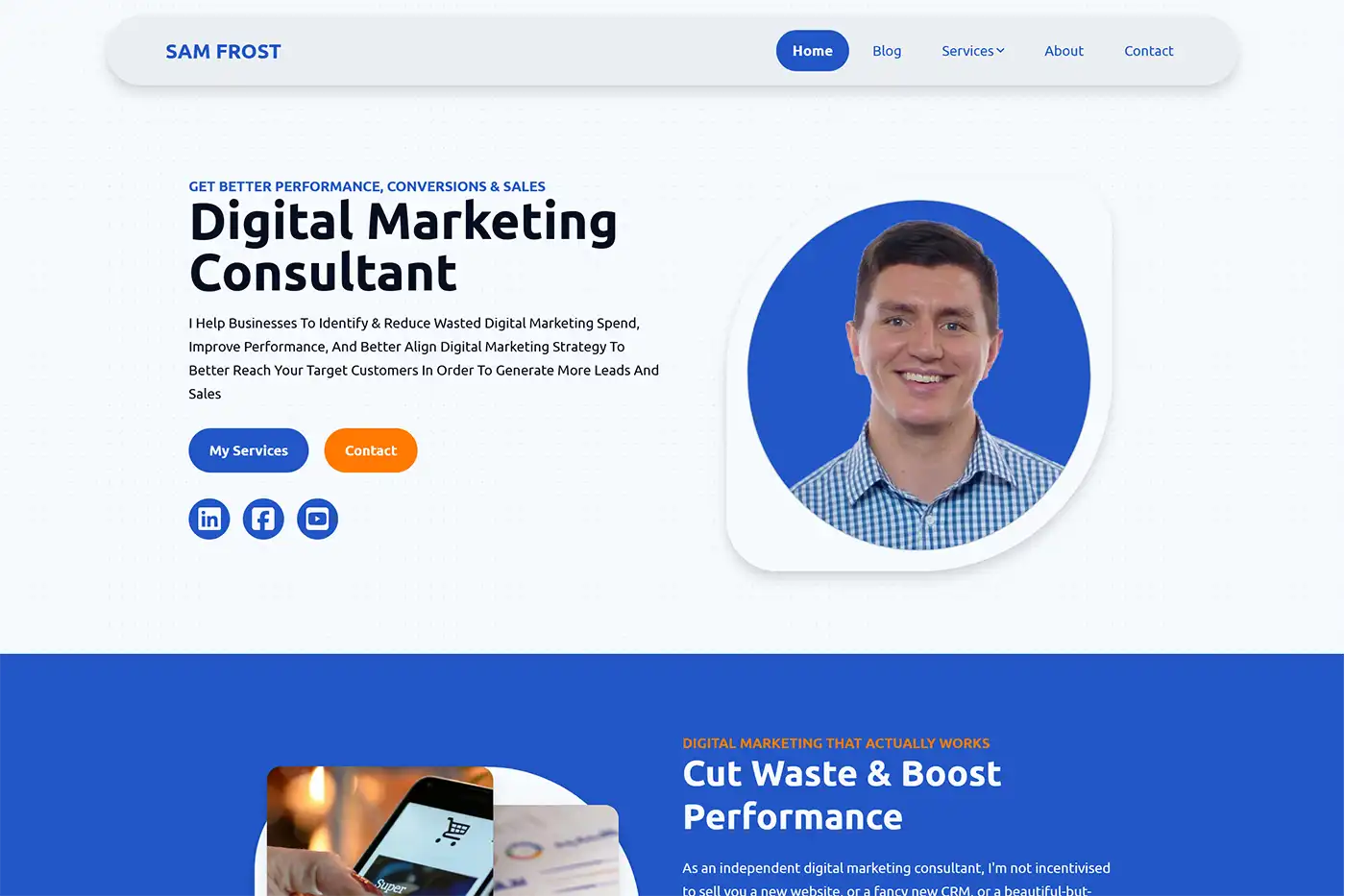 Sam Frost Digital Marketing Image